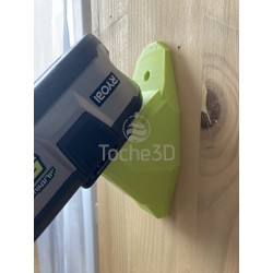Support mural batteries Ryobi one plus