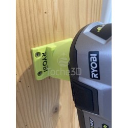 Support mural compact batteries Ryobi one plus