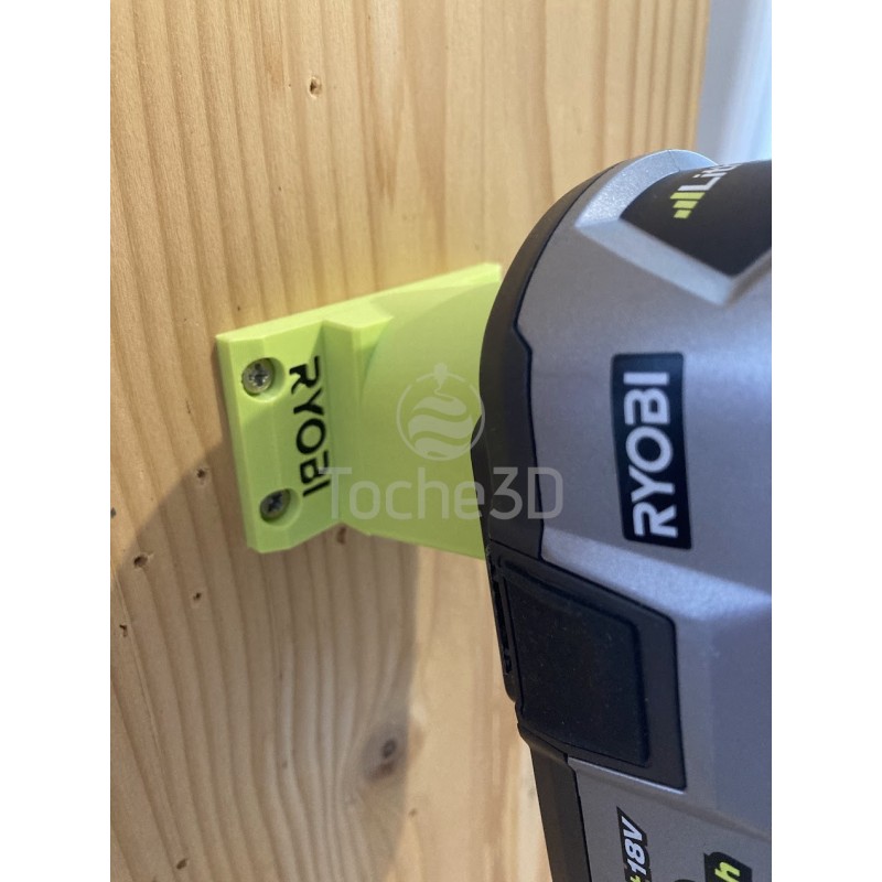 Support mural compact batteries Ryobi one plus