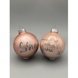 Boule de noël personnalisable