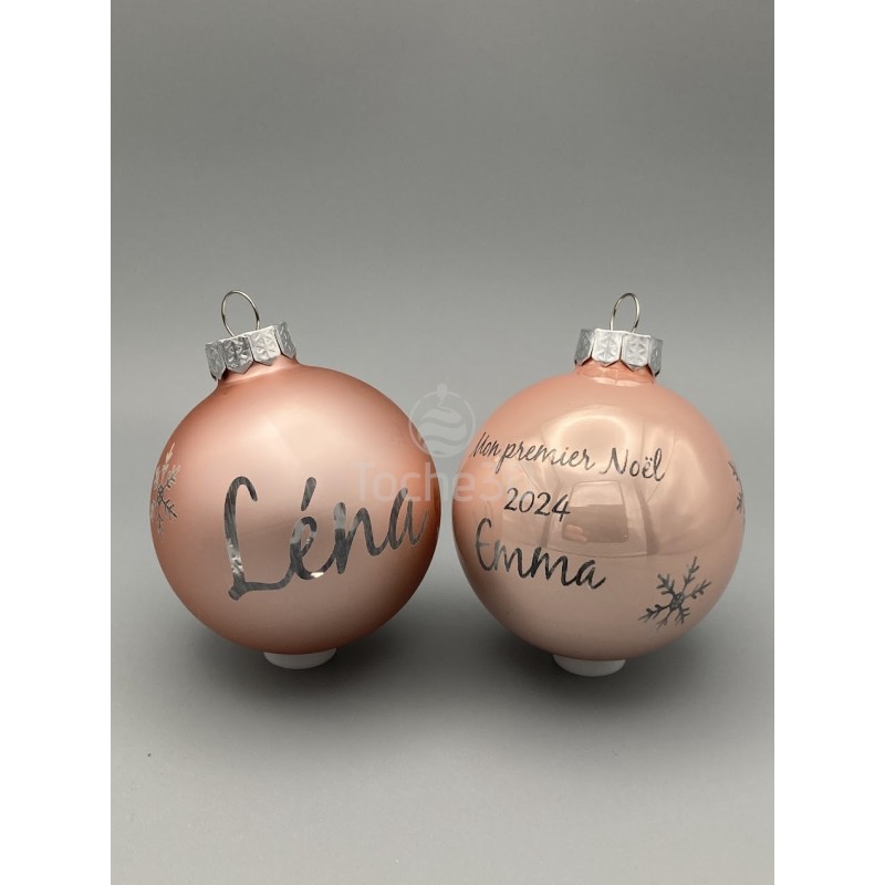 Boule de noël personnalisable