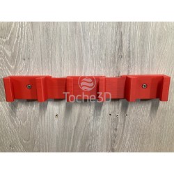 Support mural pour 3 batteries verticales Milwaukee M18