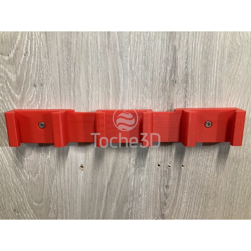 Support mural pour 3 batteries verticales Milwaukee M18