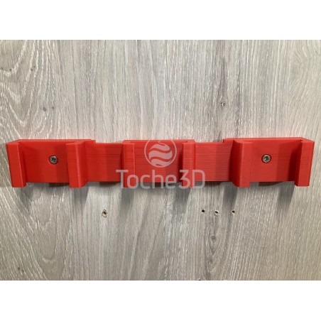 Support mural pour 3 batteries verticales Milwaukee M18