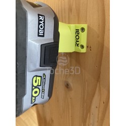 Support mural compact batteries Ryobi one plus