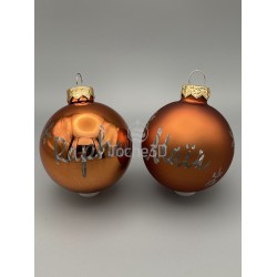 Boule de noël personnalisable