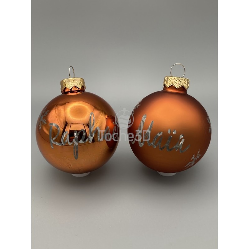 Boule de noël personnalisable