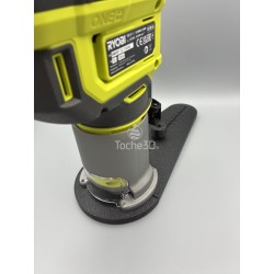 Gabarit de fraisage et découpe circulaire pour affleureuse Ryobi One+ 18V