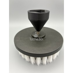 Adaptateur hexagonal pour brosse rotative Rybi One+