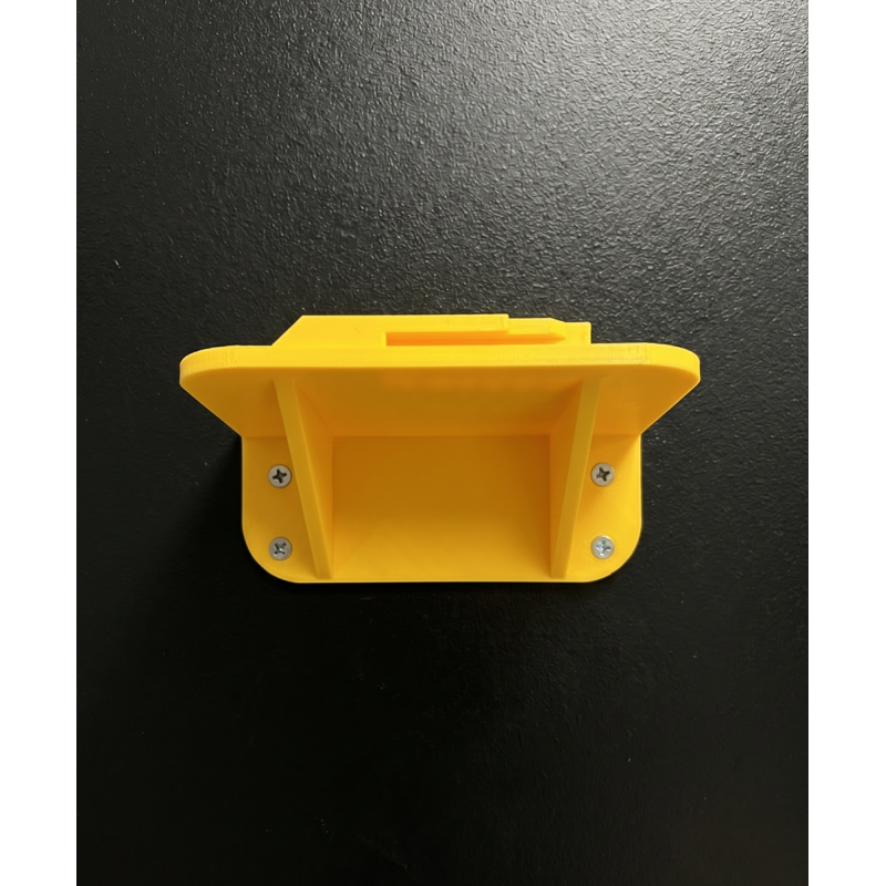 Support mural DeWalt 18V et 20V, vue de face