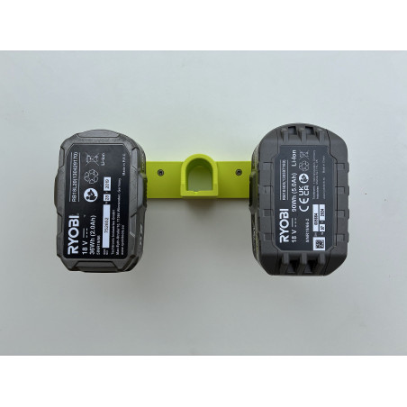 Support mural 3 batteries Ryobi One+
