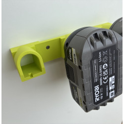 Support mural 3 batteries Ryobi One+