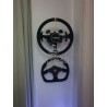 Support mural Fanatec QR1 installé au mur